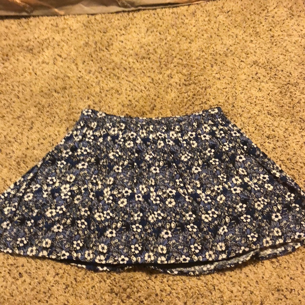 forever 21 flowery skirt